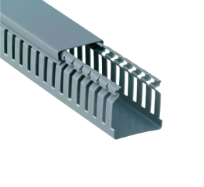 CANALETA 2 MTS ABERTA 50MM CINZA