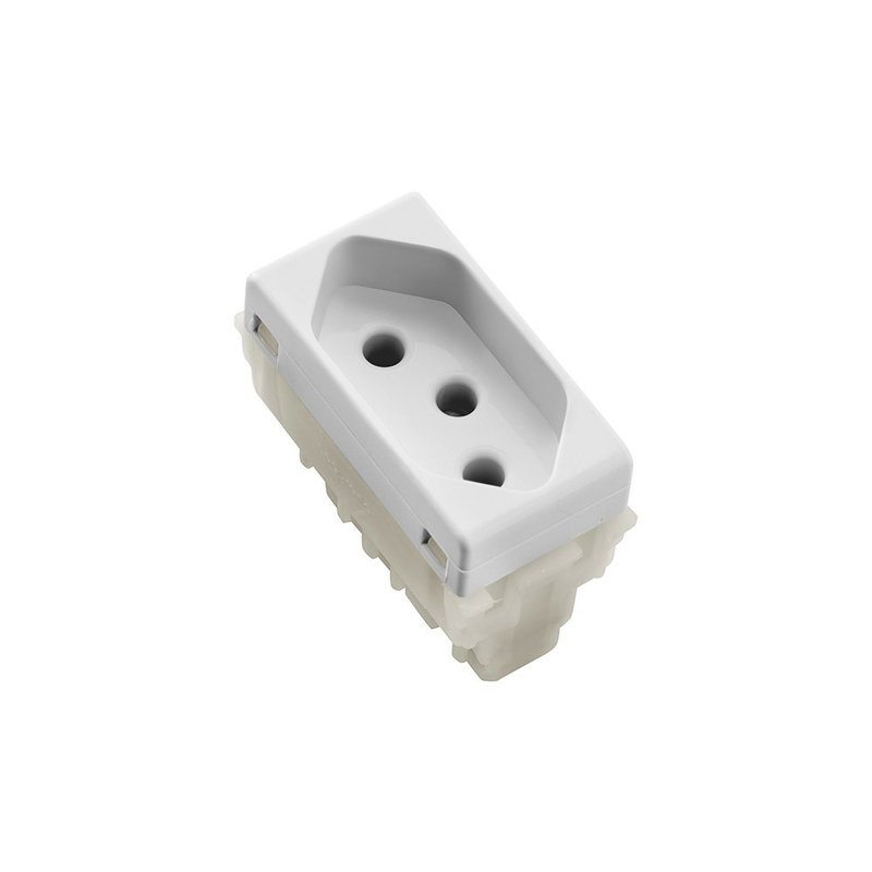 MODULO TOMADA 2P+T 10A MODULAR (57115040)