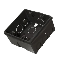 CAIXA DE PASSAGEM PRETA 4 X 4