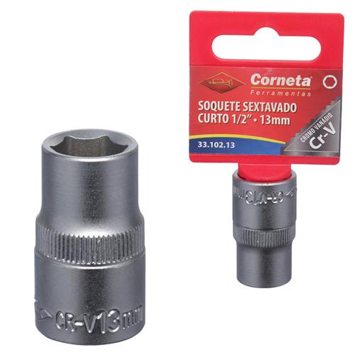 SOQUETE SEXTAVADO 1/2 13MM