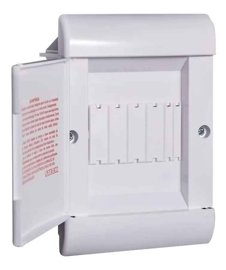 QUADRO EMBUTIR OURO BOX 05 DIN PORTA OPACA