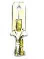 TERMINAL MACHO SEM ISOLACAO 6,3MM C/100PCS