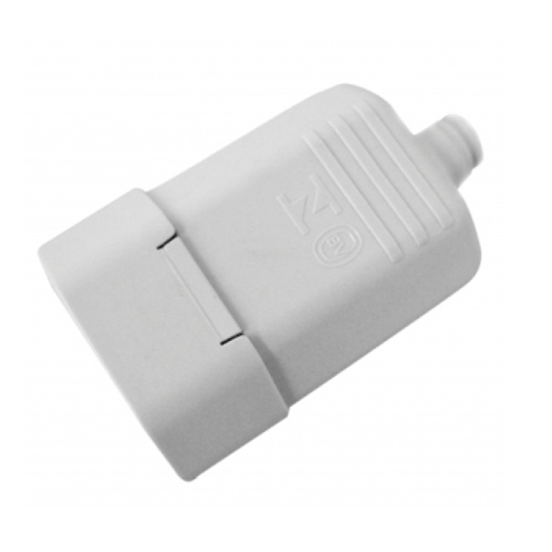 PLUG FEMEA 2P 10A BRANCA