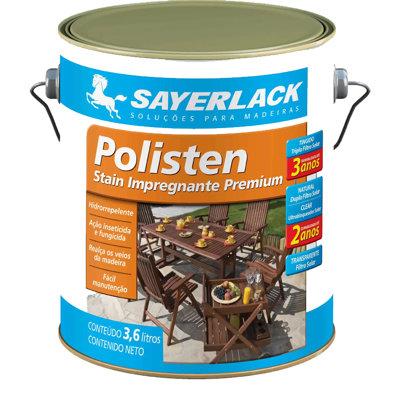 STAIN IMPREGNANTE POLISTEN TRANSPARENTE 3,60L