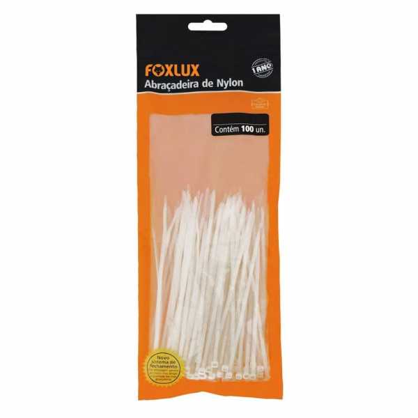 ABRACADEIRA NYLON 280X3,5 BRANCA C/100
