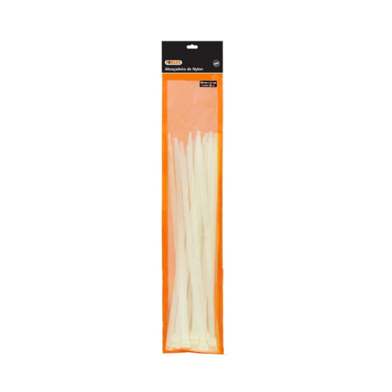 ABRACADEIRA NYLON 760X9,0 BRANCA C/25