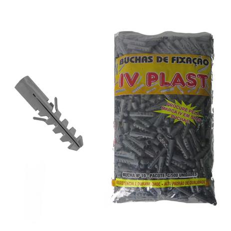 BUCHA FIXACAO N 10  C/500PCS