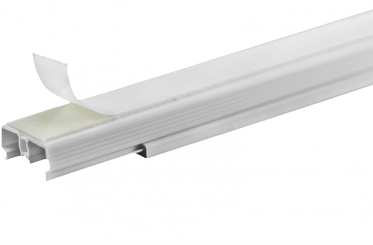 CANALETA 2 MTS SEM DIVISORIA 20MM DUPLA FACE BRANCA