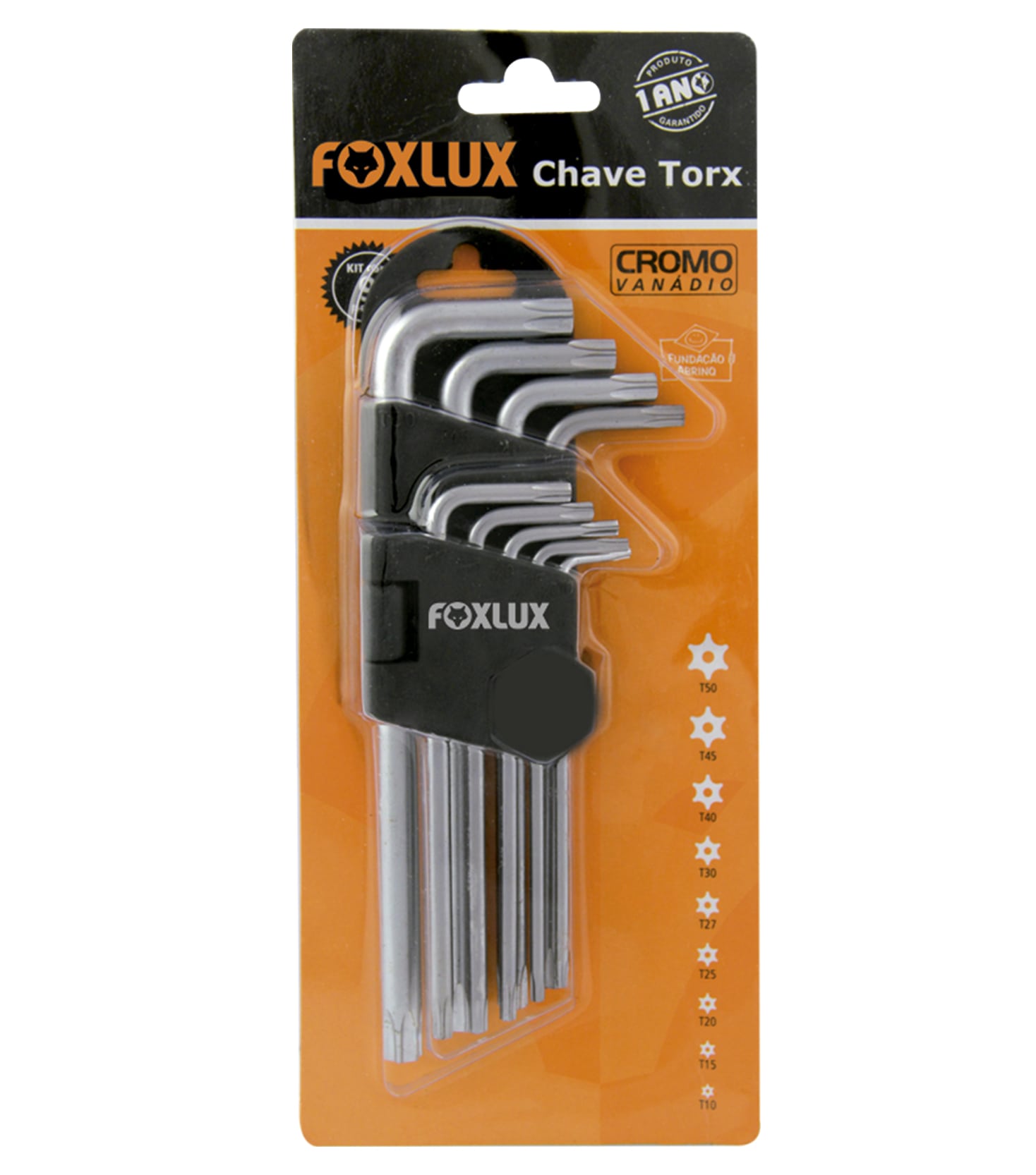 CHAVE TORX JOGO C/9 PECAS