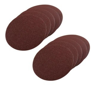 DISCO DE LIXA COM VELCRO 125MM GRAO 180 C/10 PECAS