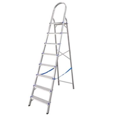 ESCADA ALUMINIO DOMESTICA 8 DEGRAUS