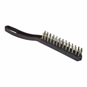 ESCOVA DE ACO PLASTICA MANUAL 3 FILEIRAS