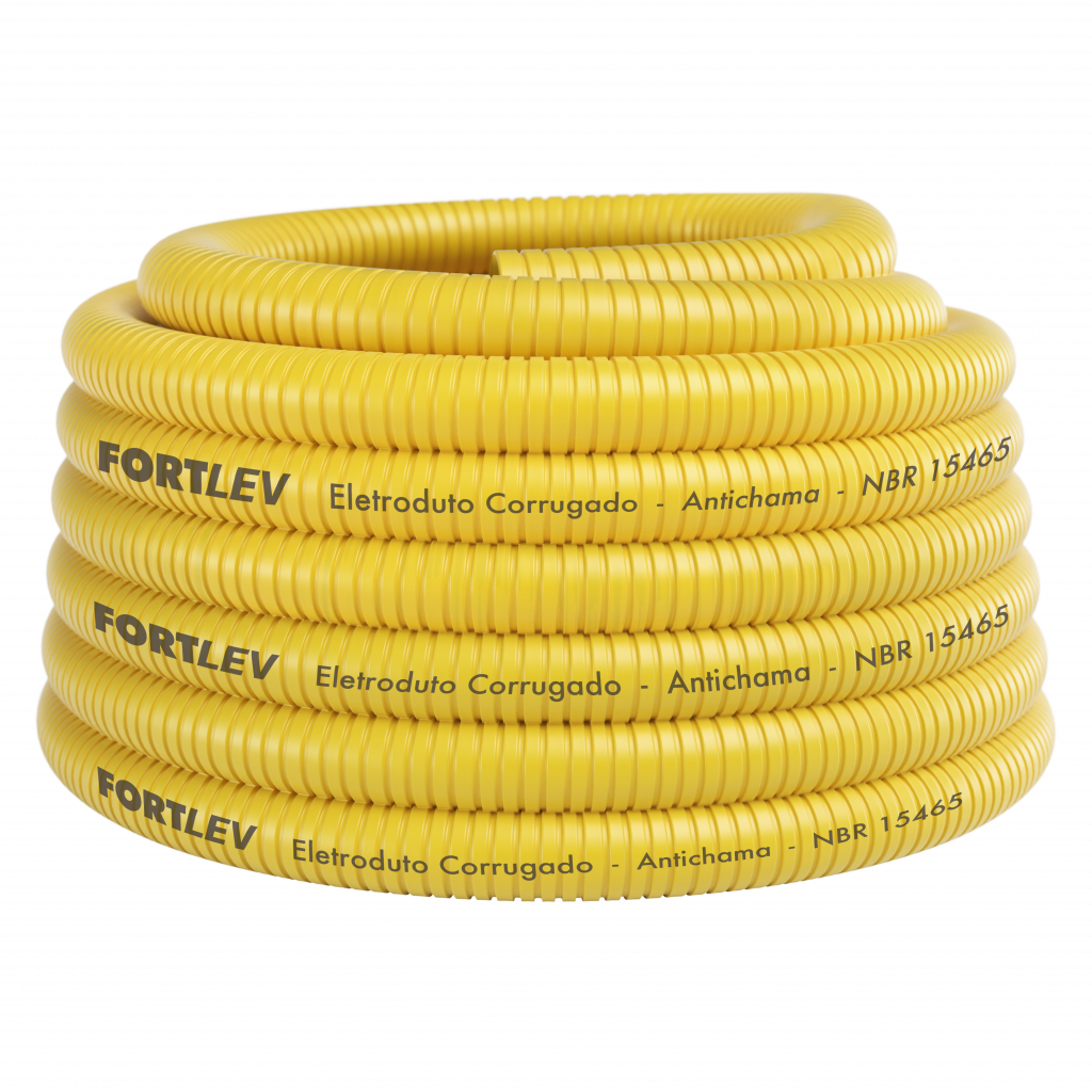 CONDUITE ANTICHAMA AMARELO 3/4 X 50MTS