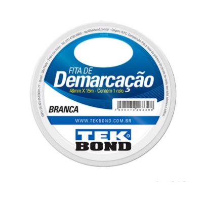 FITA DEMARCACAO BRANCA 48MMX15MM