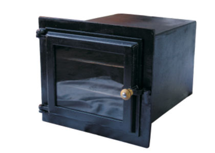 FORNO DE VIDRO N°3 PEQUENO COM ABERTURA PARA ESQUERDA C50/ L35/ A30 CM