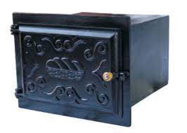 FORNO FERRO FUNDIDO N°4 COM ABERTURA PARA ESQUERDA C50/ L46 /A32 CM