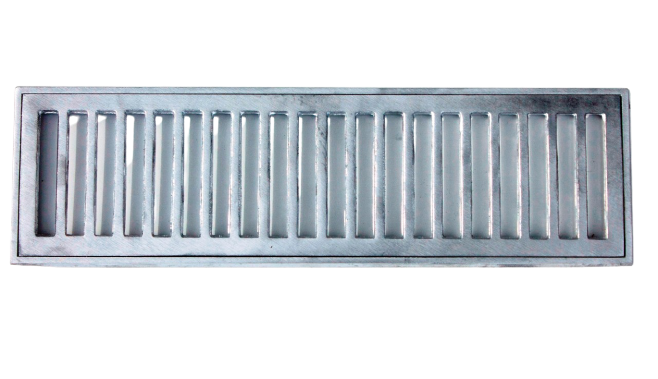 GRELHA ALUMINIO 15X50 COM CAXILHO