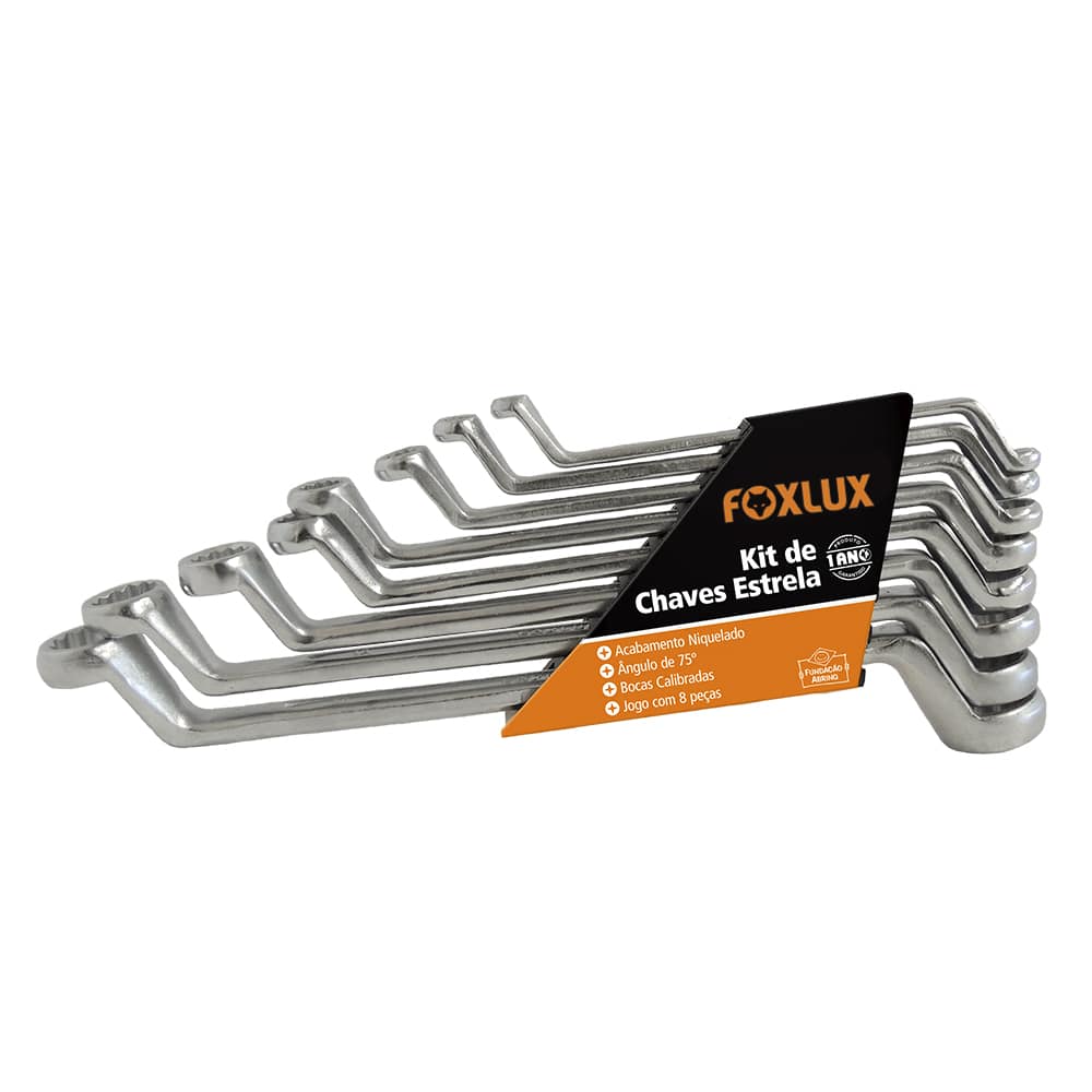 KIT CHAVE ESTRELA COM 8PCS