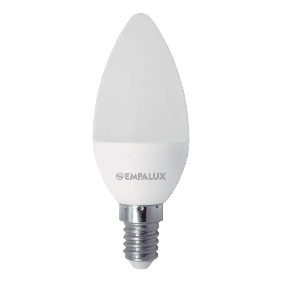 LAMPADA LED VELA 4W 3000K LEITOSA C/ ADAPTADOR