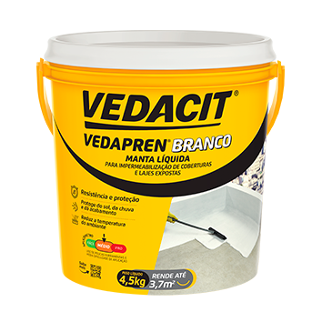 MANTA LIQUIDA VEDAPREN BRANCO 4,5 KG