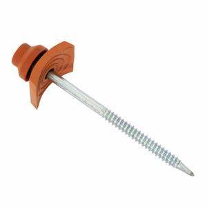 KIT PARAFUSO + VEDACAO PARA TELHA COLONIAL PLAN TERRACOTA  20PCS ( USA 6 EM CADA TELHA)