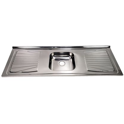 PIA INOX 1,50X52CM CUBA SIMPLES
