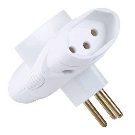 PINO 3 SAIDAS BRANCO 2P+T 10A