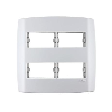 PLACA SLIM 4X4 2+2 MODULOS HORIZ. SEPARADO