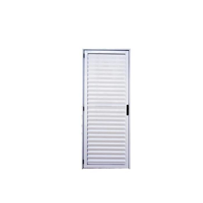 PORTA GIRO ALUMINIO BRANCO PALHETA 210AX080L DIREITO SEM VENTILACAO