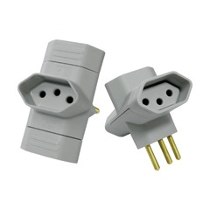 PINO 3 SAIDAS CINZA 2P+T 10A