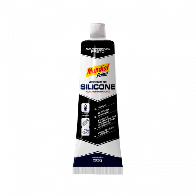 SILICONE ALTA TEMPERATURA PRETO 50G
