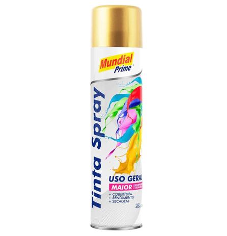 TINTA SPRAY USO GERAL DOURADO METALICO 400ML