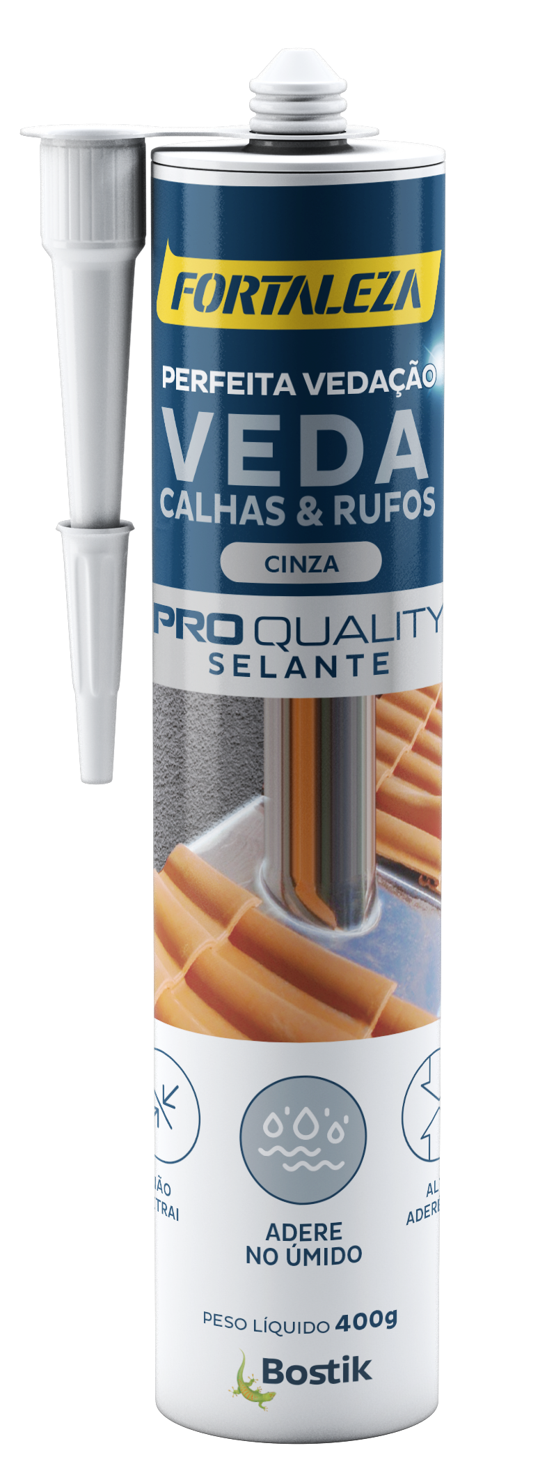 COLA VEDA CALHA ALUMINIO 400 GRS