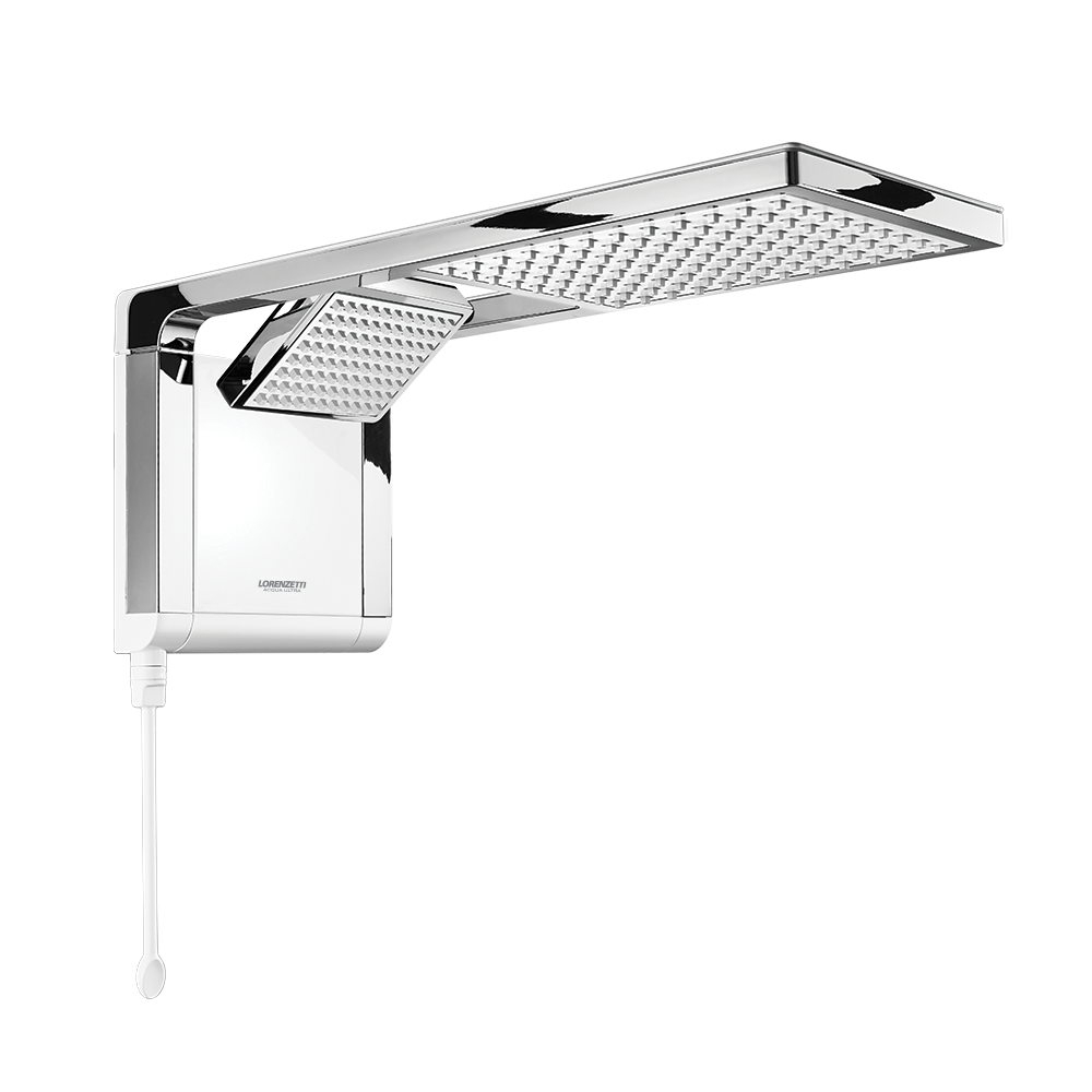 CHUVEIRO ACQUA DUO BRANCO CROMADO 7800W 220V