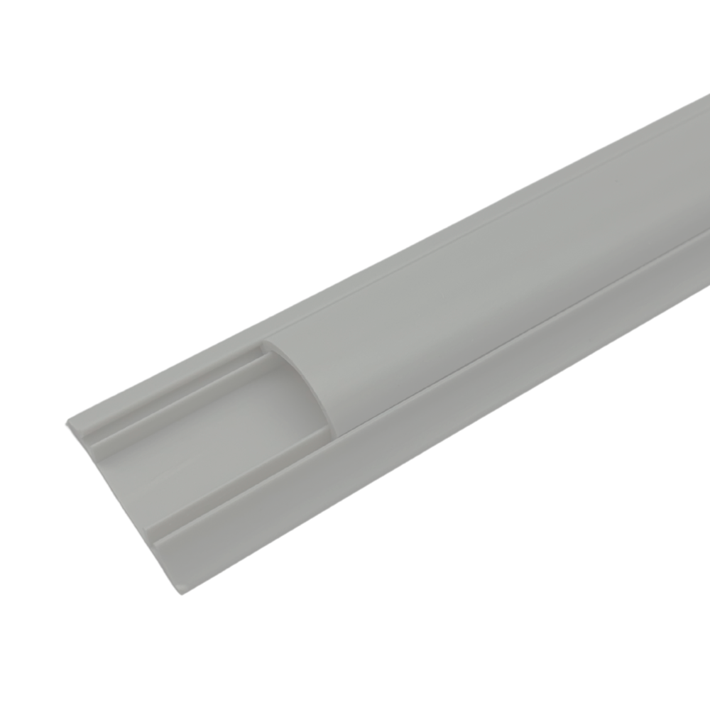 CANALETA DE PISO CINZA 25 X 8MM