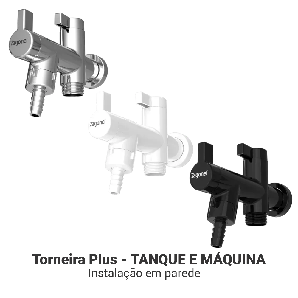 TORNEIRA PLUS TANQUE E MAQUINA BRANCA
