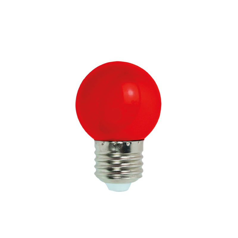 LAMPADA LED BOLINHA VERMELHA 3W