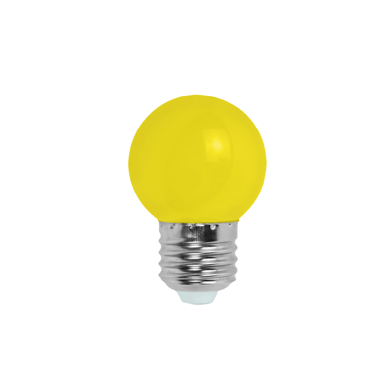 LAMPADA LED BOLINHA AMARELA 3W