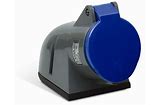 TOMADA SOBREPOR TRITON 2P+T 16A 200/250V 6H AZ IP44